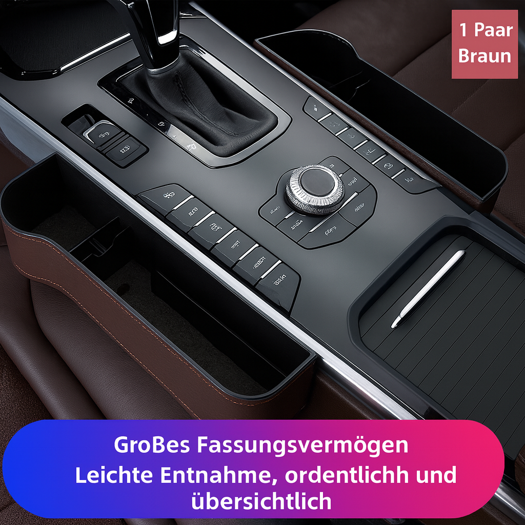DriveMate – Leder Auto Sitz-Organizer
