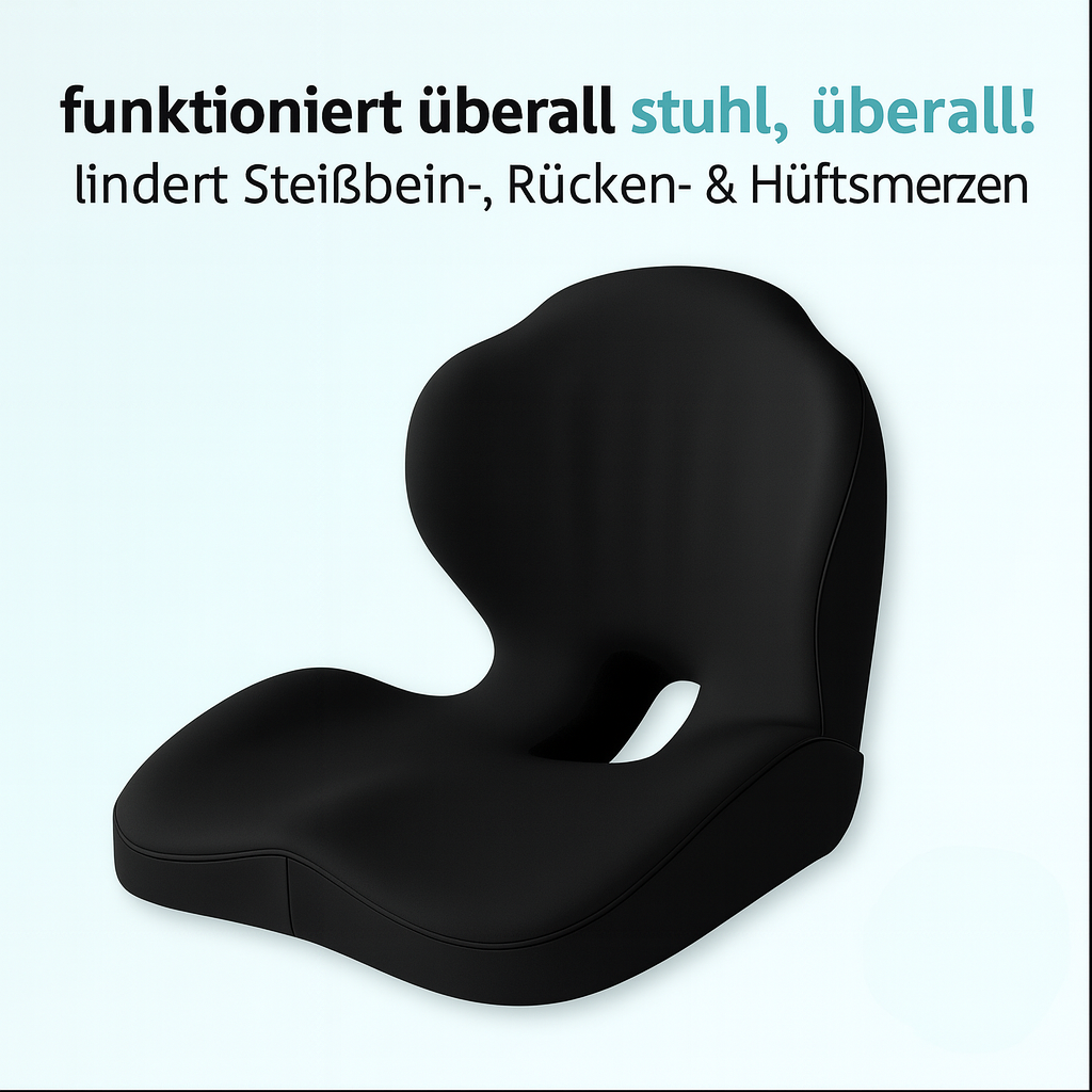 RelaxoSeat – Sitz dich frei von Schmerz & Spannung