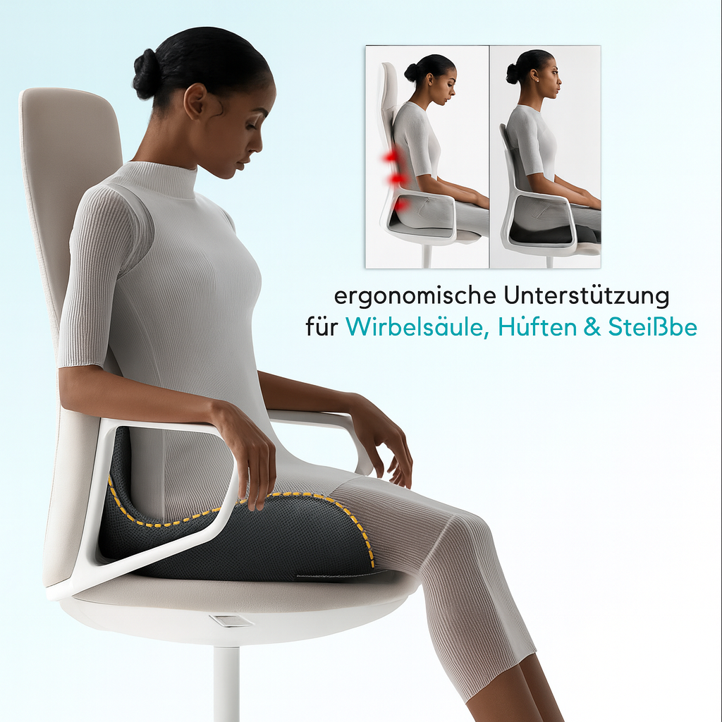 RelaxoSeat – Sitz dich frei von Schmerz & Spannung