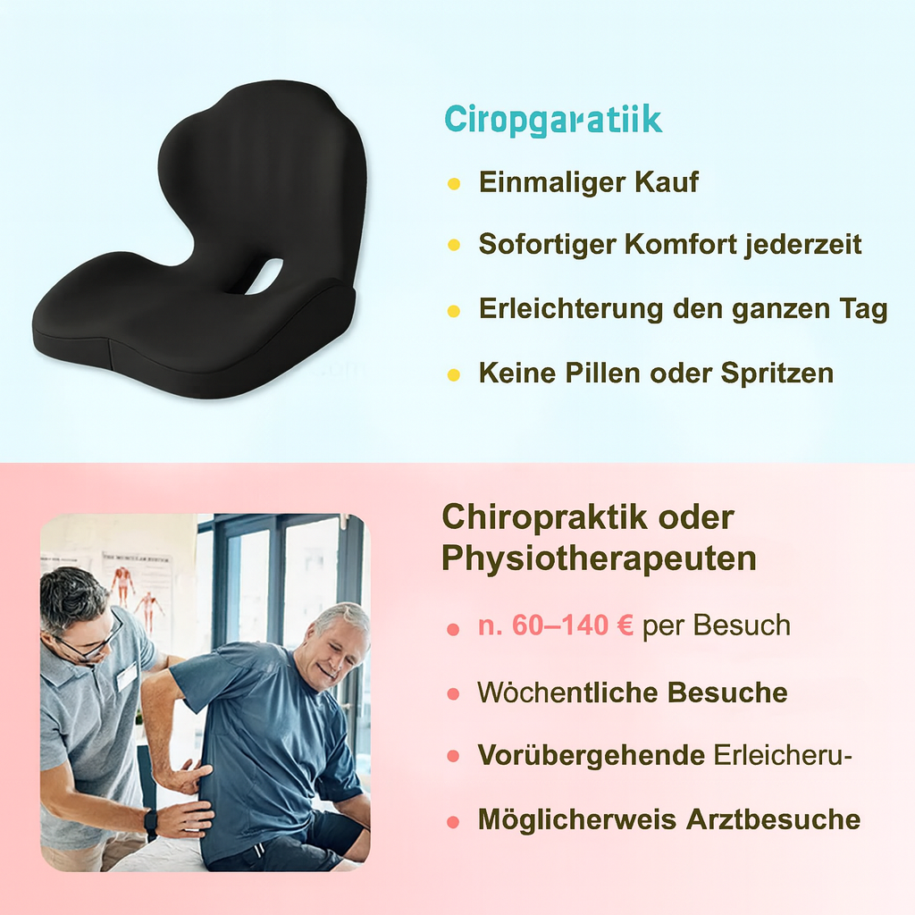 RelaxoSeat – Sitz dich frei von Schmerz & Spannung