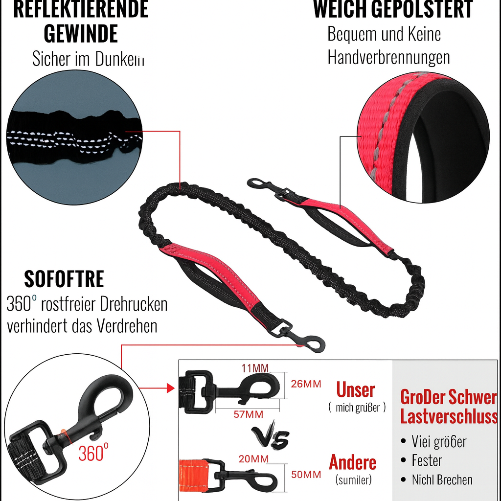 FreeRun Lead – Hände frei, volle Kontrolle