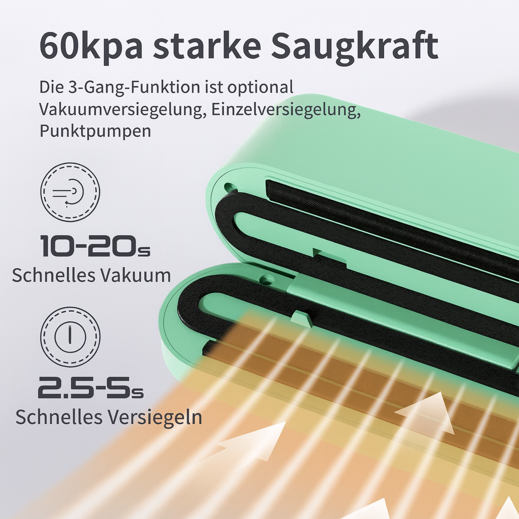 FreshLock Mini – Dein kompakter Vakuumierer für frische Lebensmittel
