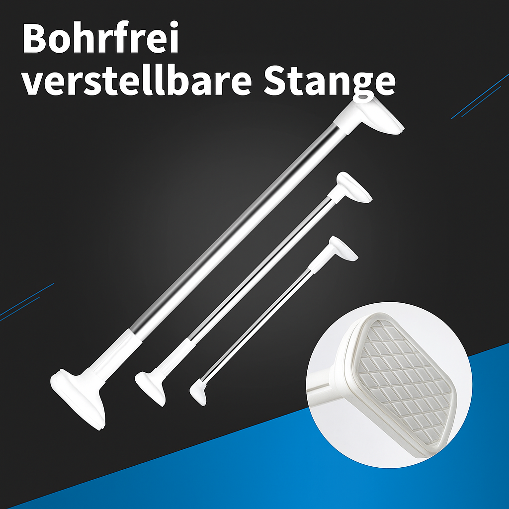 FlexiGrip Stange – Kein Bohren. Kein Stress. Nur Halt.