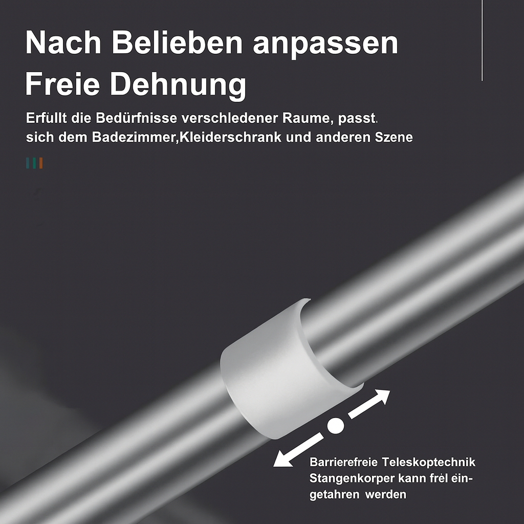 FlexiGrip Stange – Kein Bohren. Kein Stress. Nur Halt.