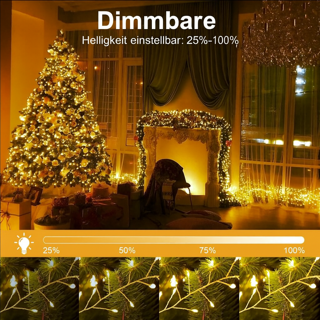 LumiString™ – Kupferdraht-Lichterkette für warmes Ambiente