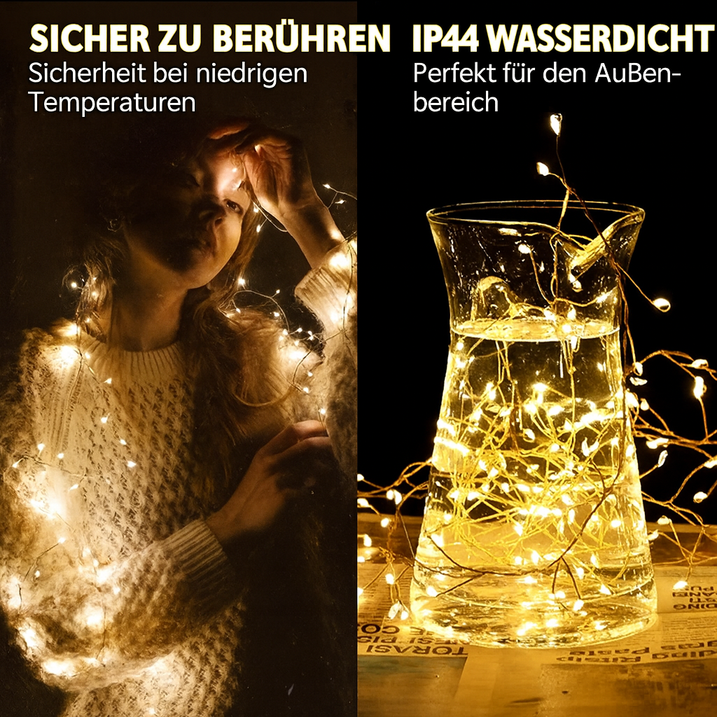 LumiString™ – Kupferdraht-Lichterkette für warmes Ambiente