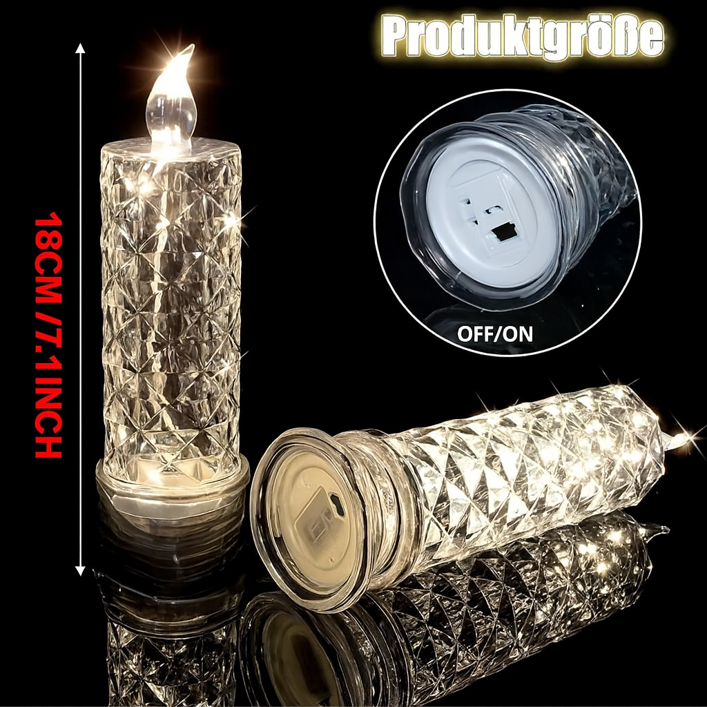 LumiGlow – LED-Kerzenlichter | Romantisches Licht ohne offene Flamme