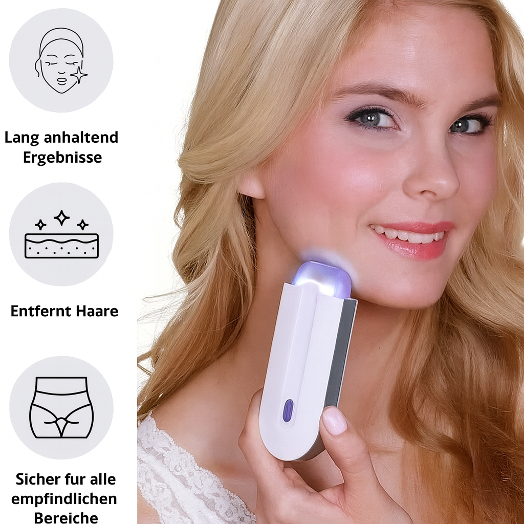 SilkGlow™ – Professionelles Haarentfernungsgerät für empfindliche Haut