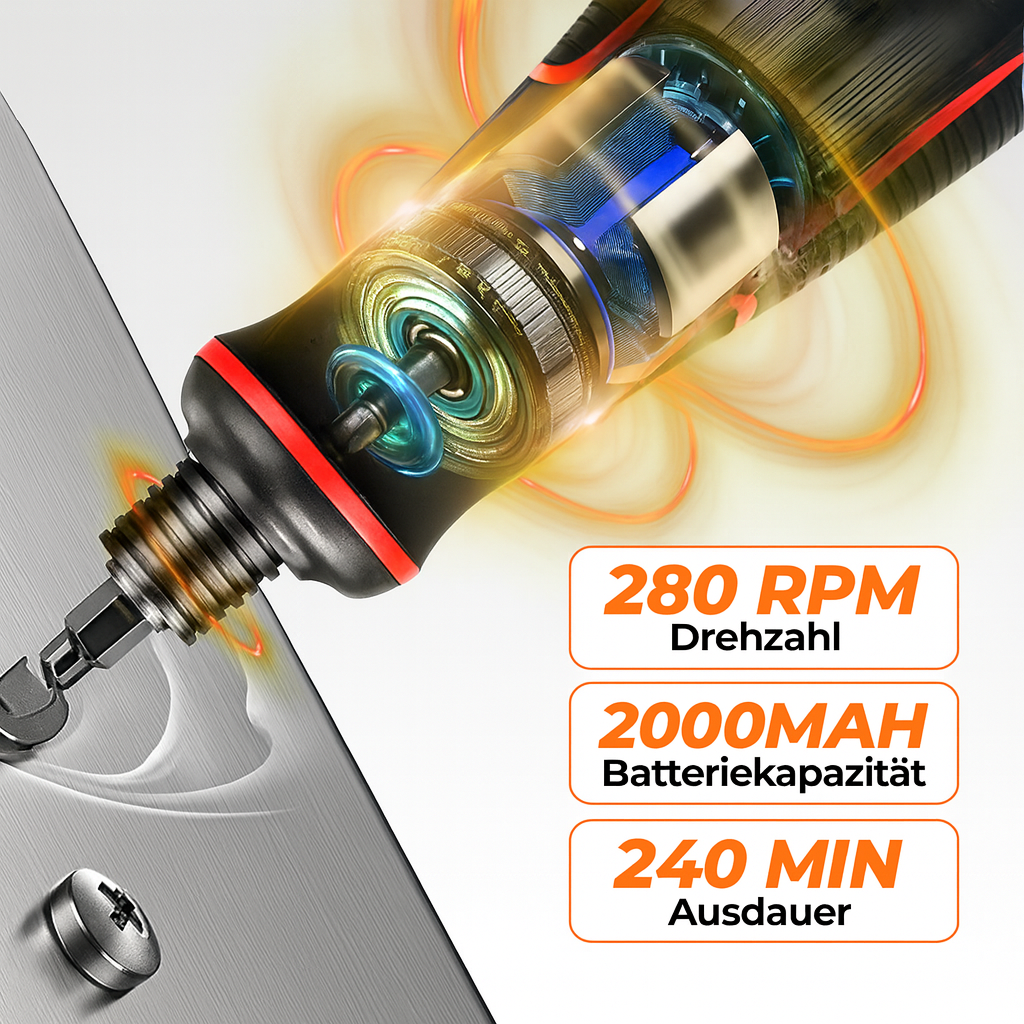 BitMeister Pro – Schrauben ohne Kraftaufwand