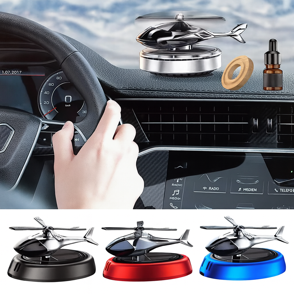 AeroScent Solar – Drehendes Aromatherapie-Design für Ihr Auto