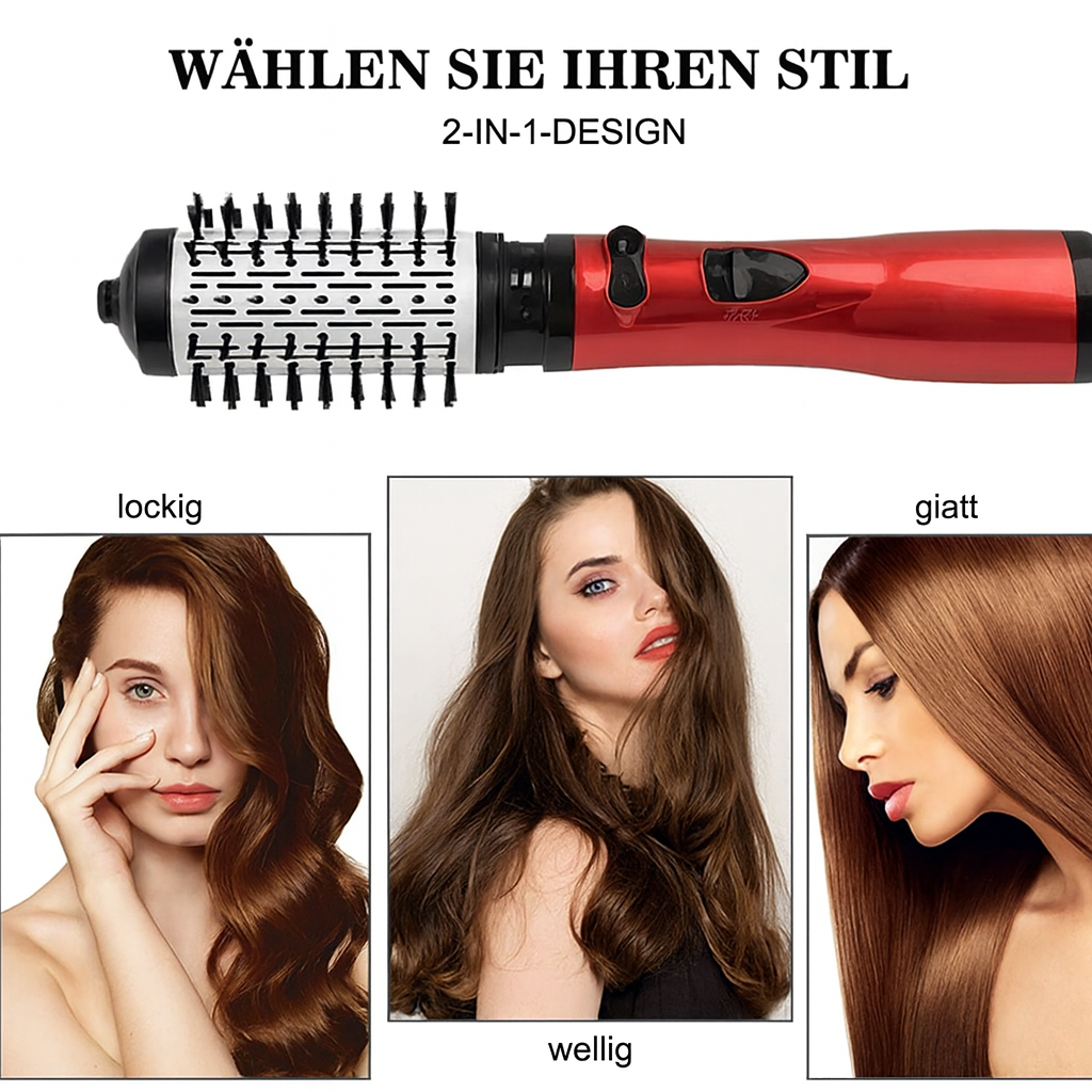 StilMeister™– 3-in-1 Rotierbürste, Styler & Haartrockner
