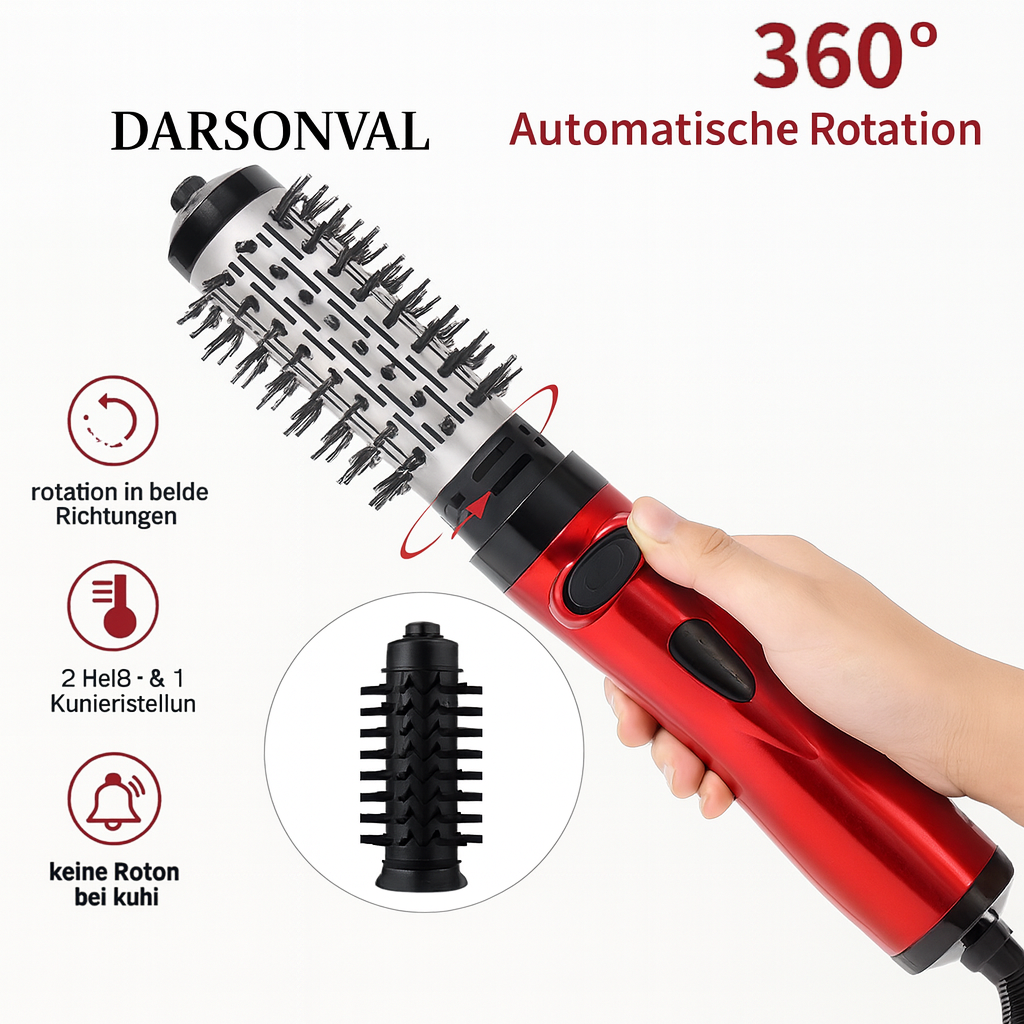 StilMeister™– 3-in-1 Rotierbürste, Styler & Haartrockner