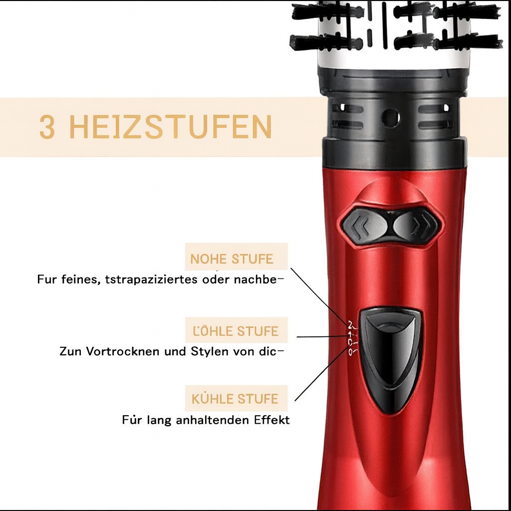 StilMeister™– 3-in-1 Rotierbürste, Styler & Haartrockner