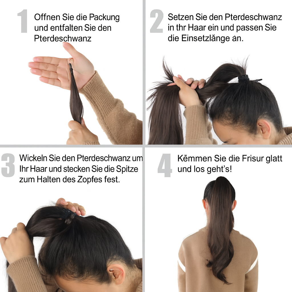 Beata™ – Perfekter Pferdeschwanz in Sekunden