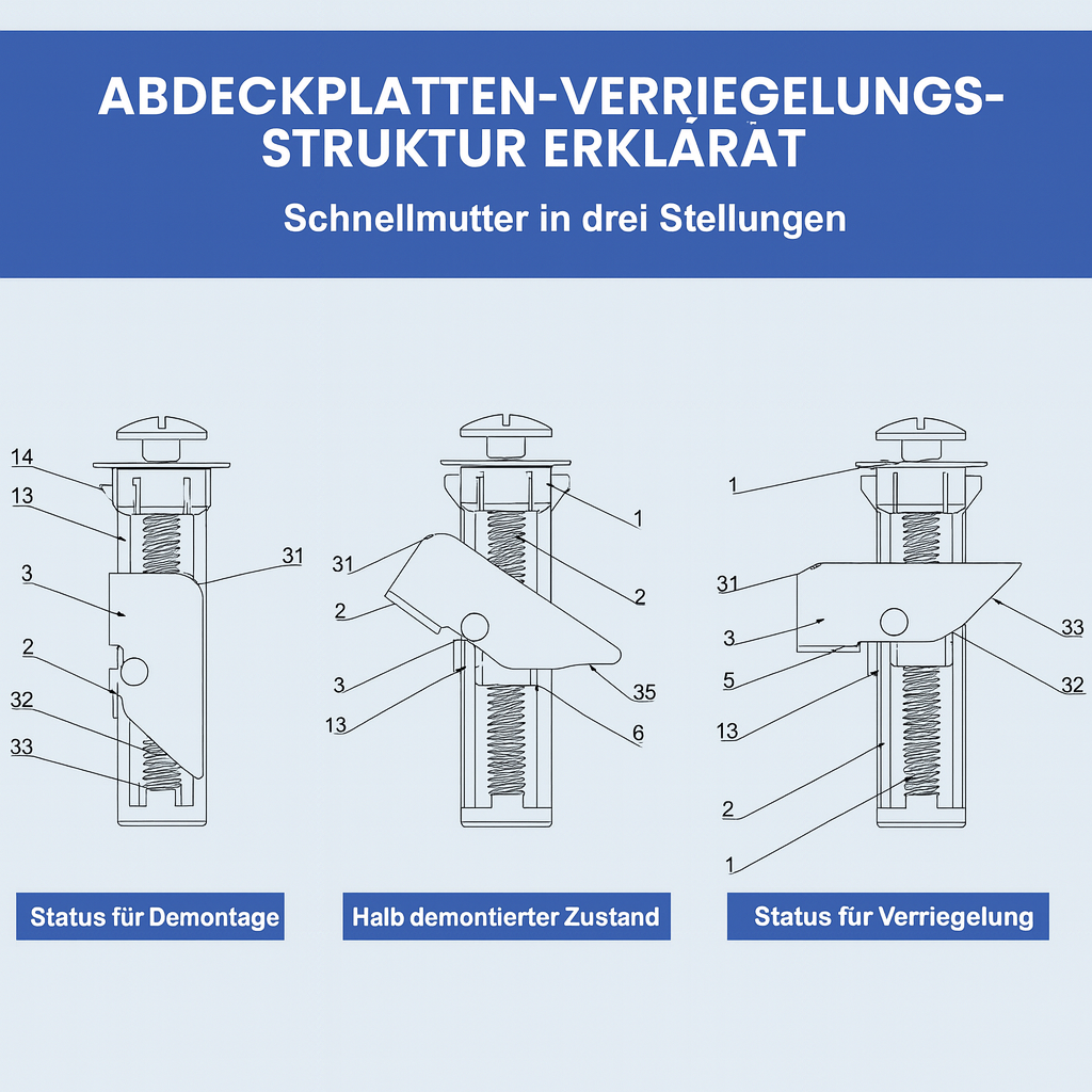 FixoGrip BoltSet – Nie wieder wackelnde WC-Sitze