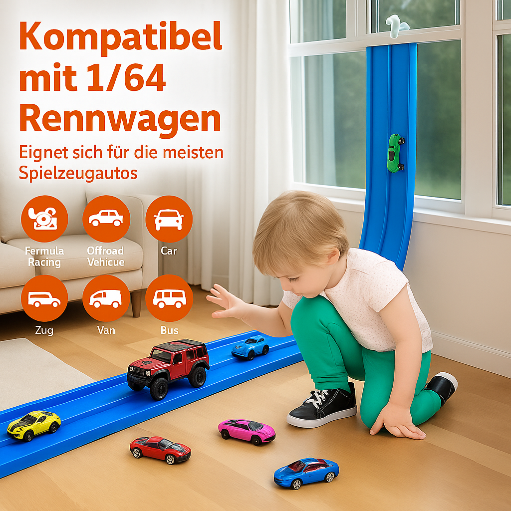 TrackTwist RaceBahn – Fördert Kreativität & Rennspaß ohne Grenzen