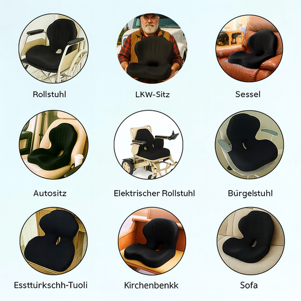RelaxoSeat – Sitz dich frei von Schmerz & Spannung