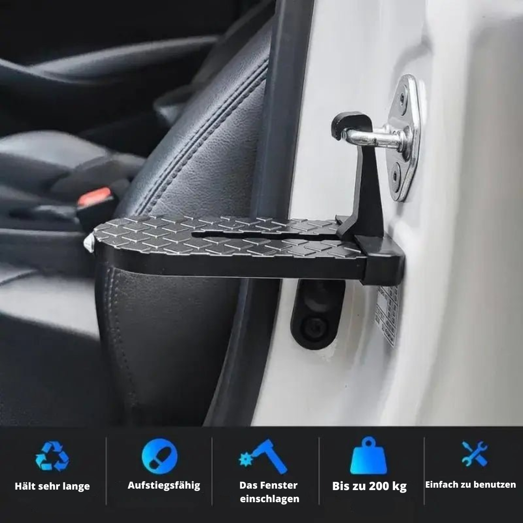 RoofStep One – In Sekunden sicher aufs Autodach