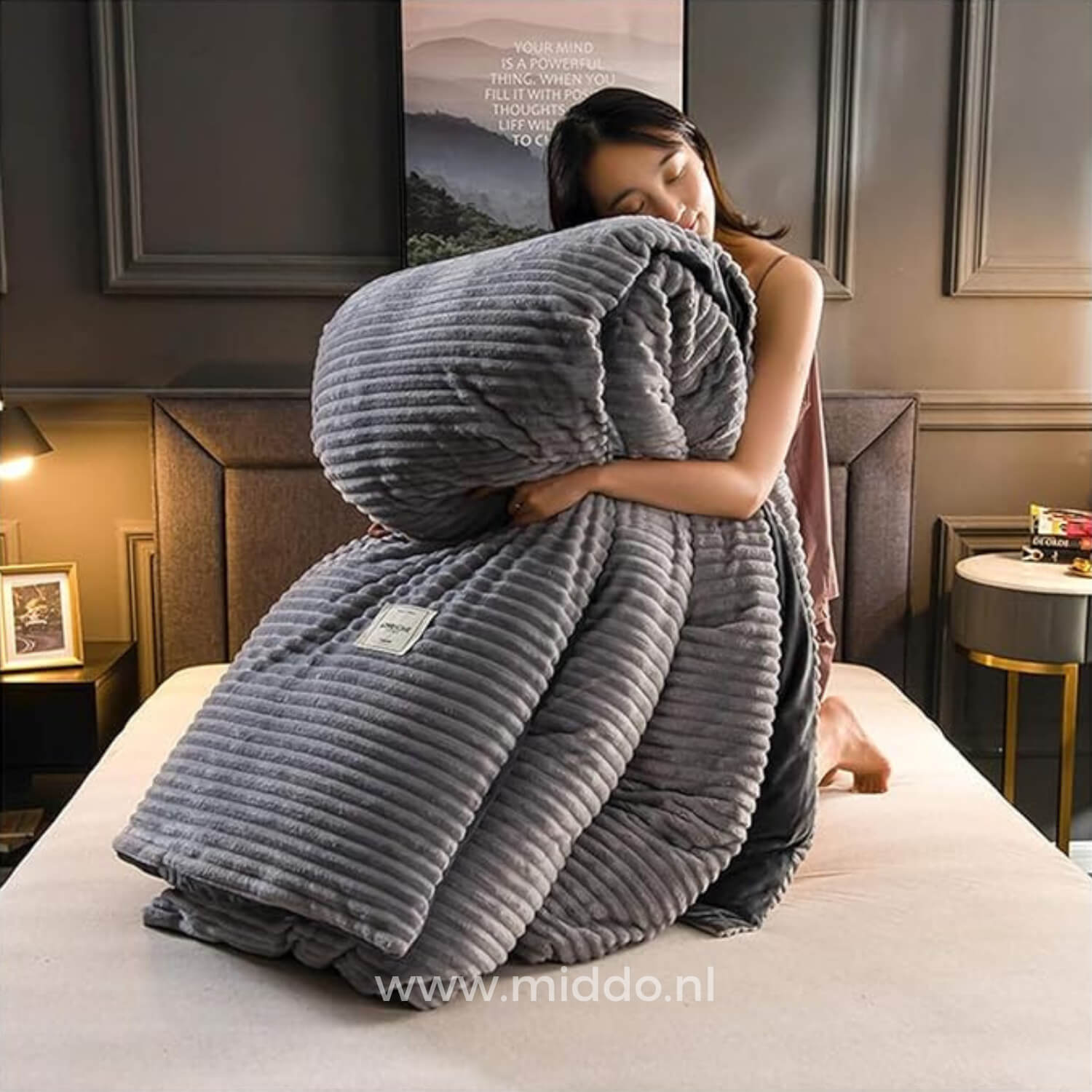CozyLuxe – Flanell-Fleece Bettbezug | Extra warm für kalte Tage