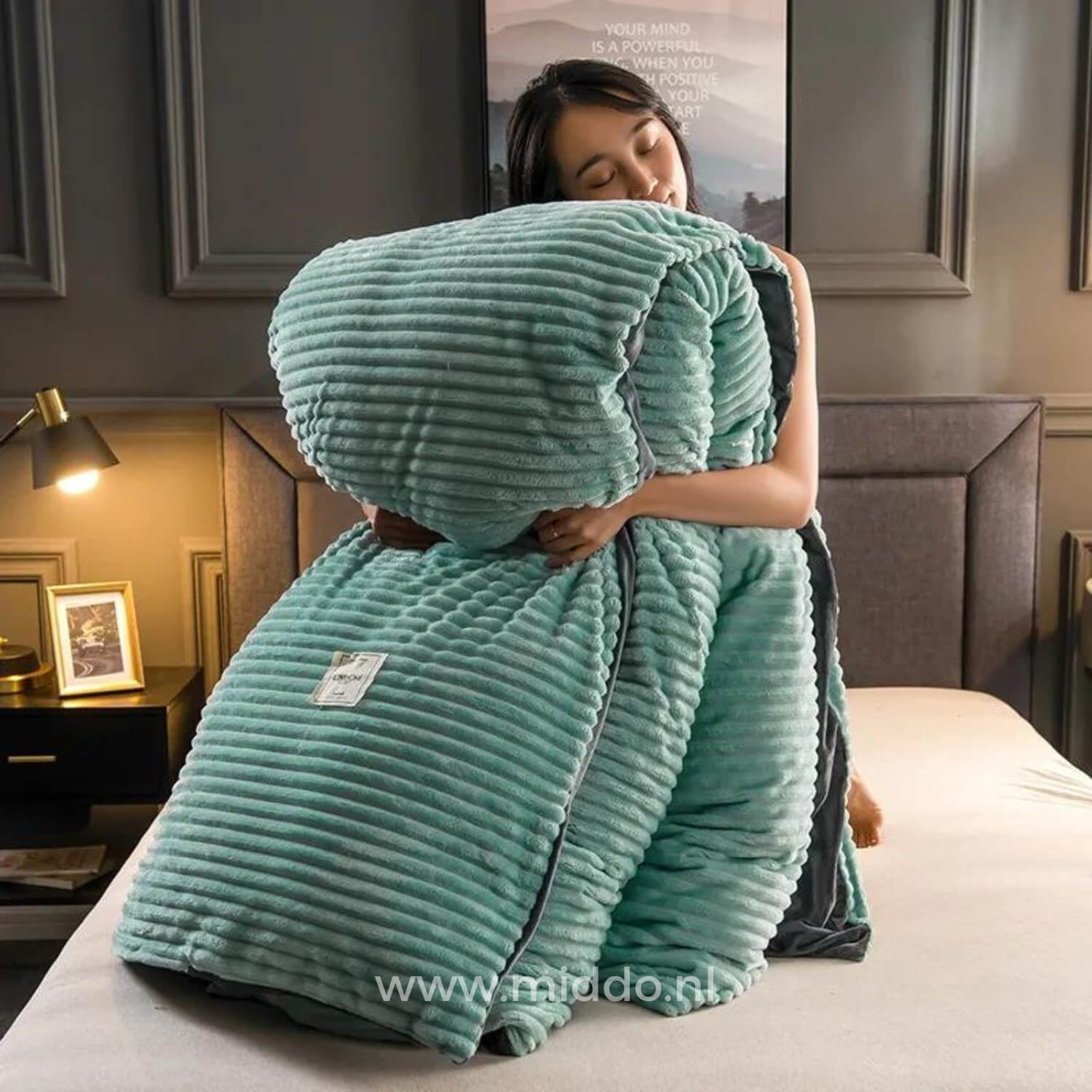 CozyLuxe – Flanell-Fleece Bettbezug | Extra warm für kalte Tage