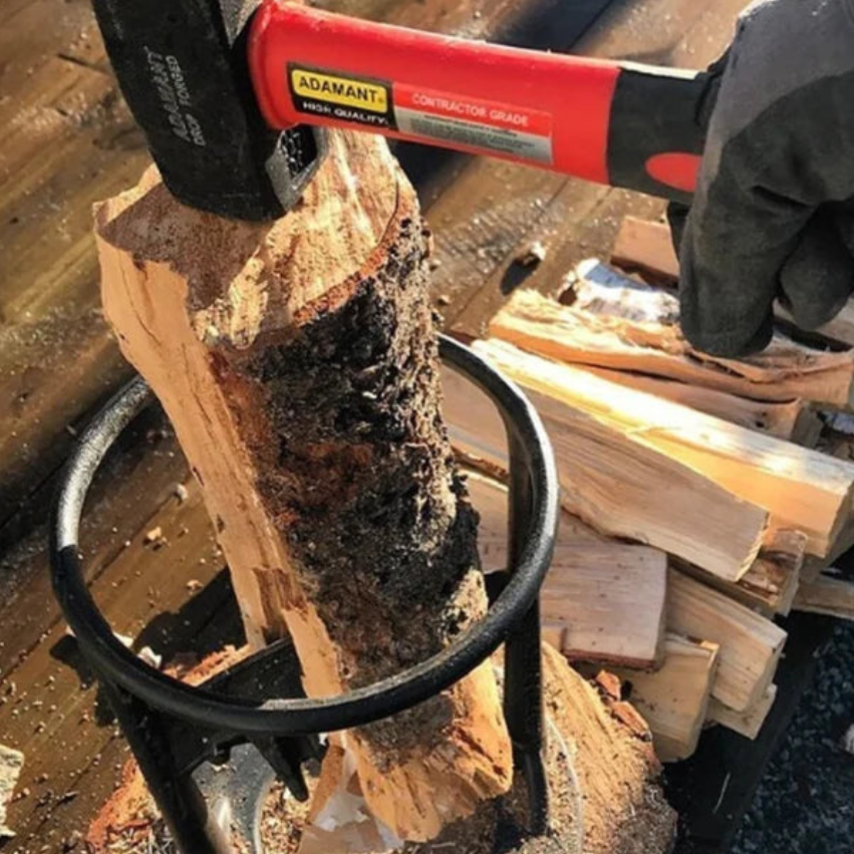WoodSafePro – Holz spalten ohne Verletzungsgefahr