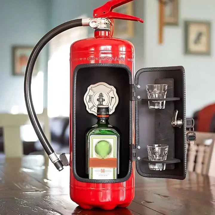 FireBar™ – Die handgefertigte Feuerlöscher-Minibar