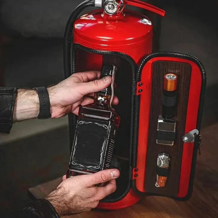 FireBar™ – Die handgefertigte Feuerlöscher-Minibar