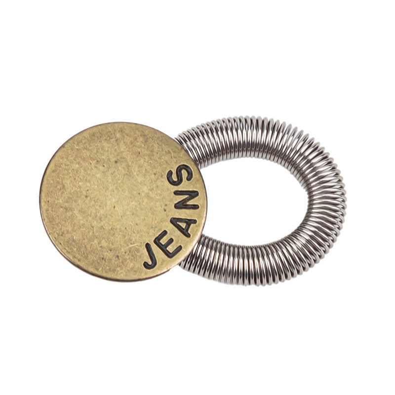 FlexiButton – Elastische Jeansverlängerung aus Metall (10er-Set)