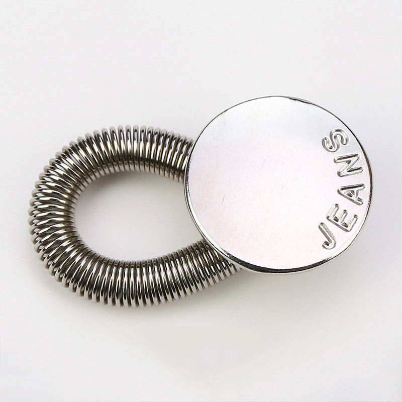 FlexiButton – Elastische Jeansverlängerung aus Metall (10er-Set)