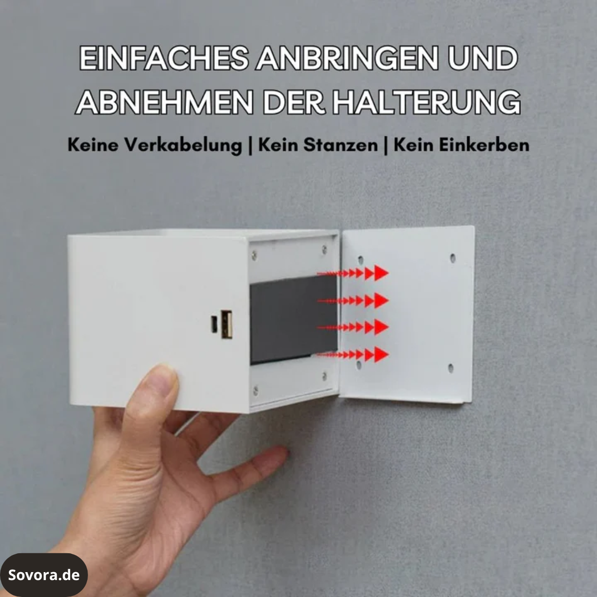 LuminaCube™ – Kabellose Luxus-Wandlampe für innen & außen