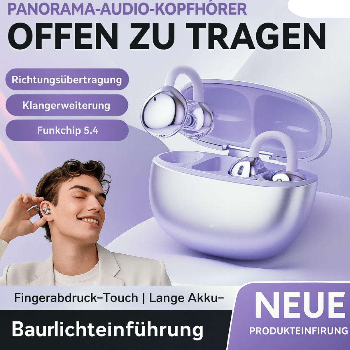 SoundAir Pro – Musik genießen & Umgebung im Blick behalten!