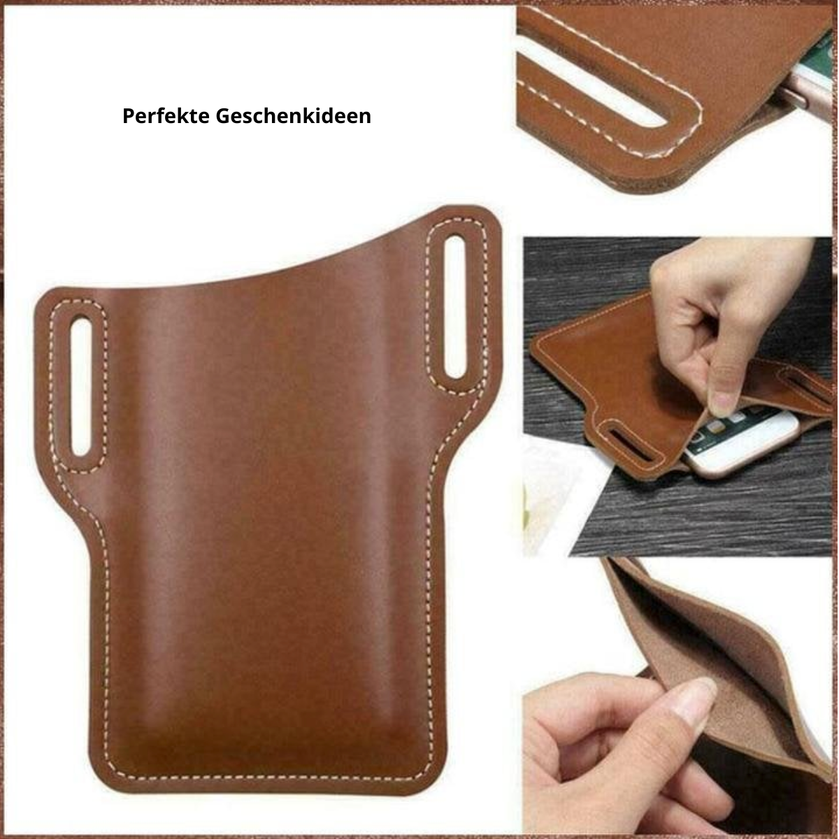 LeatherGuard – Die elegante Gürteltasche für Ihr Smartphone