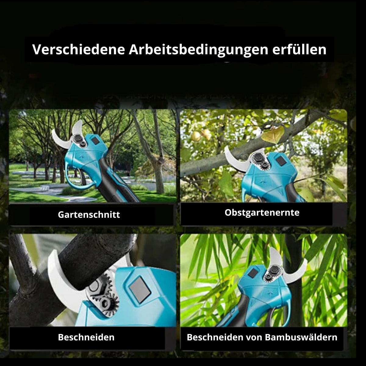PowerCut Pro – Schneidet Äste wie durch Butter