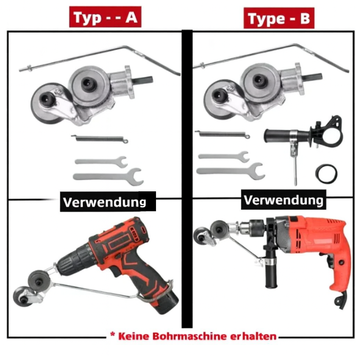 DrillCut Pro – Metall schneiden mit der Kraft deiner Bohrmaschine!