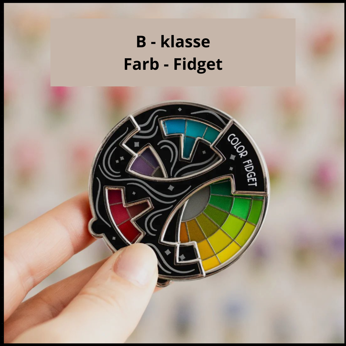 ChromoSpin Pin – Das Farbenrad, das niemals stillsteht
