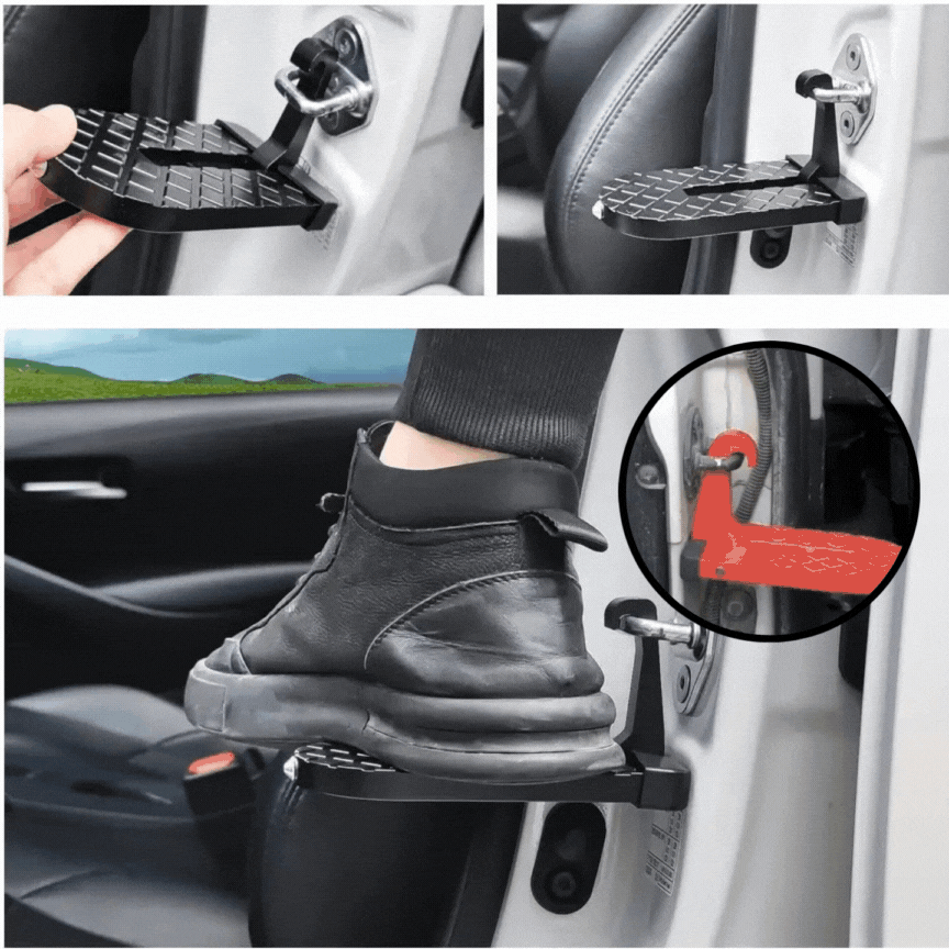 RoofStep One – In Sekunden sicher aufs Autodach