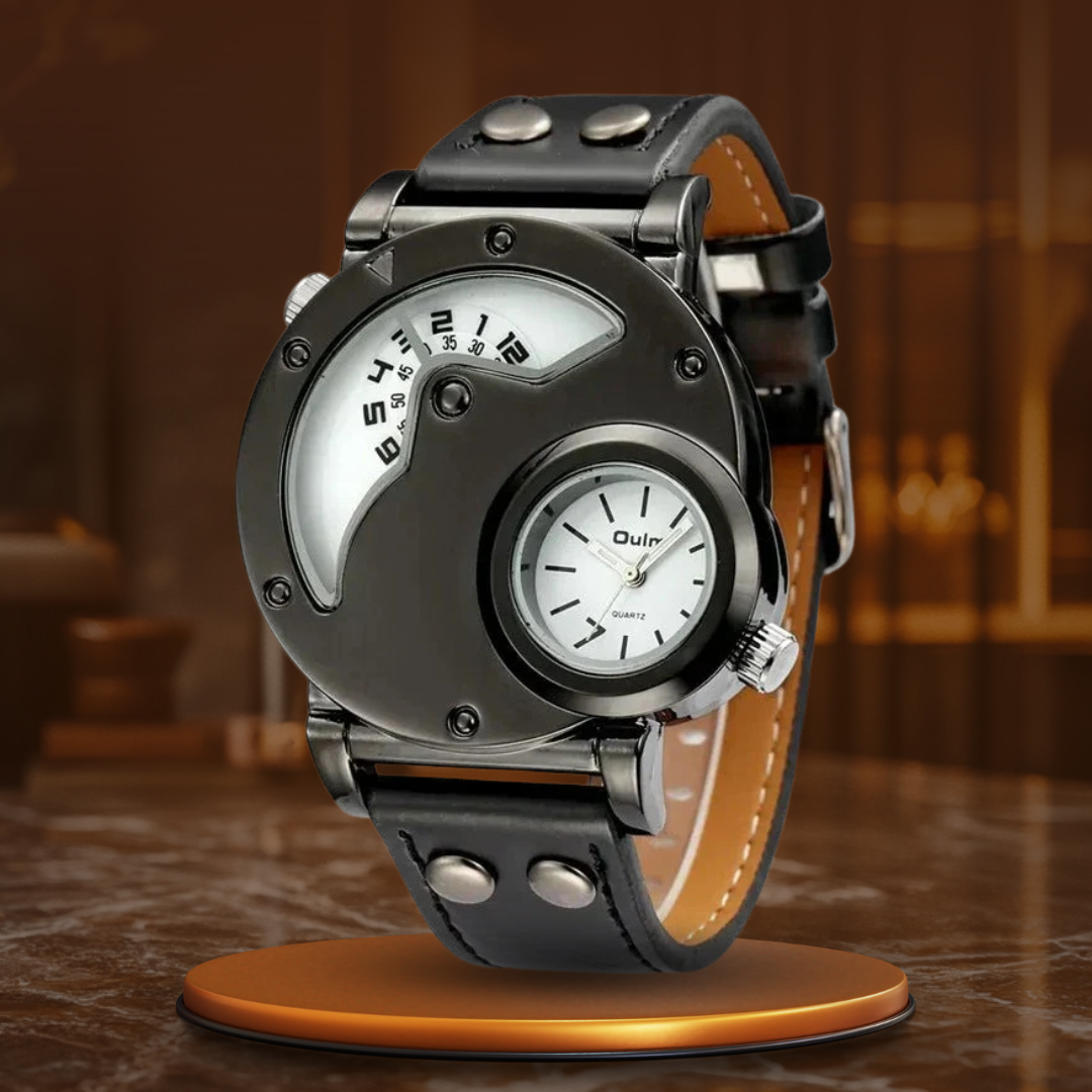 Luxus Dual Time Kvartsur™ – Patina-Butik