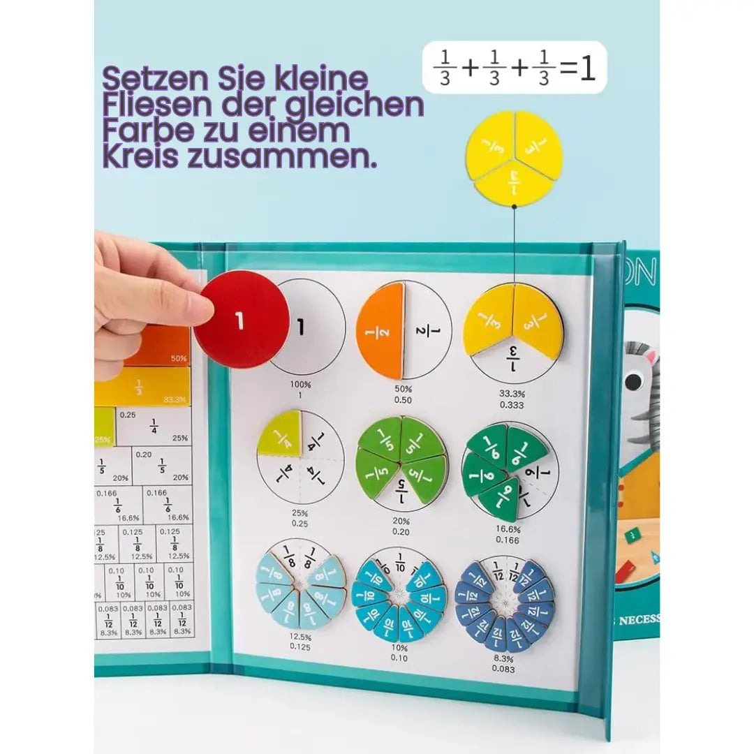 BruchMagnet – Spielerisches Mathe-Lernset für Kinder ab 6 Jahren