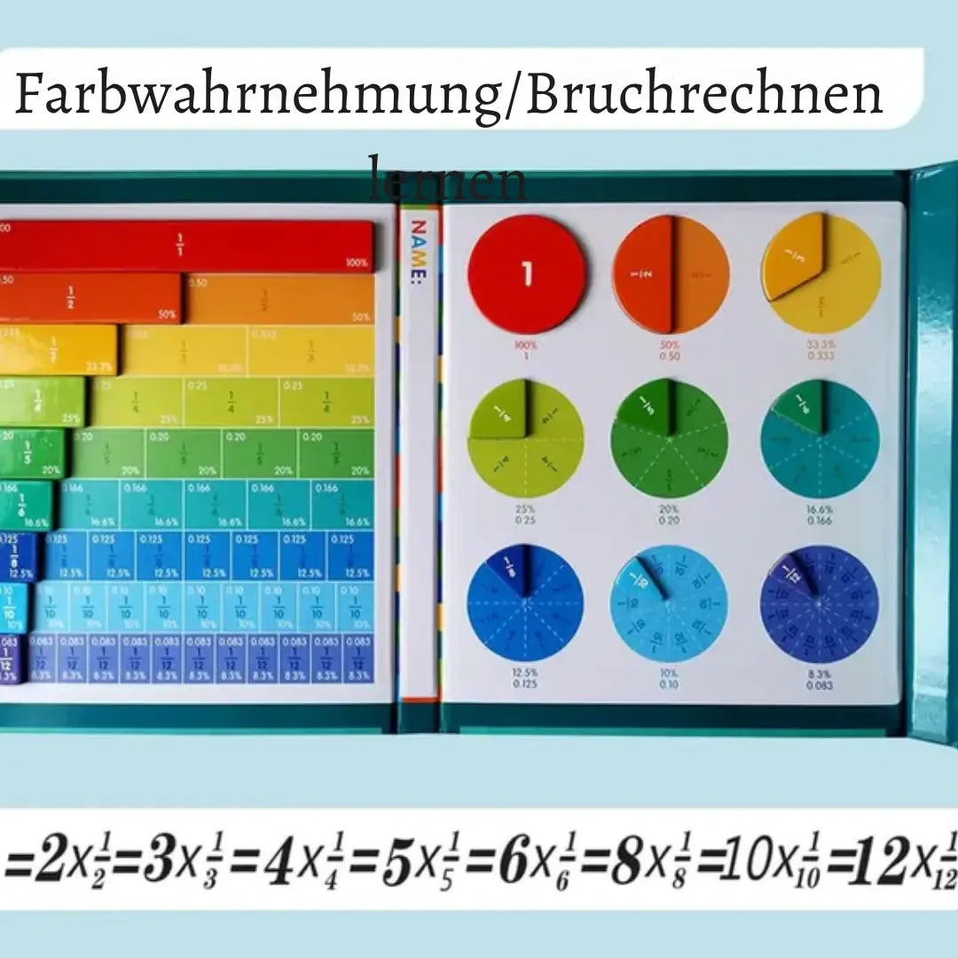 BruchMagnet – Spielerisches Mathe-Lernset für Kinder ab 6 Jahren