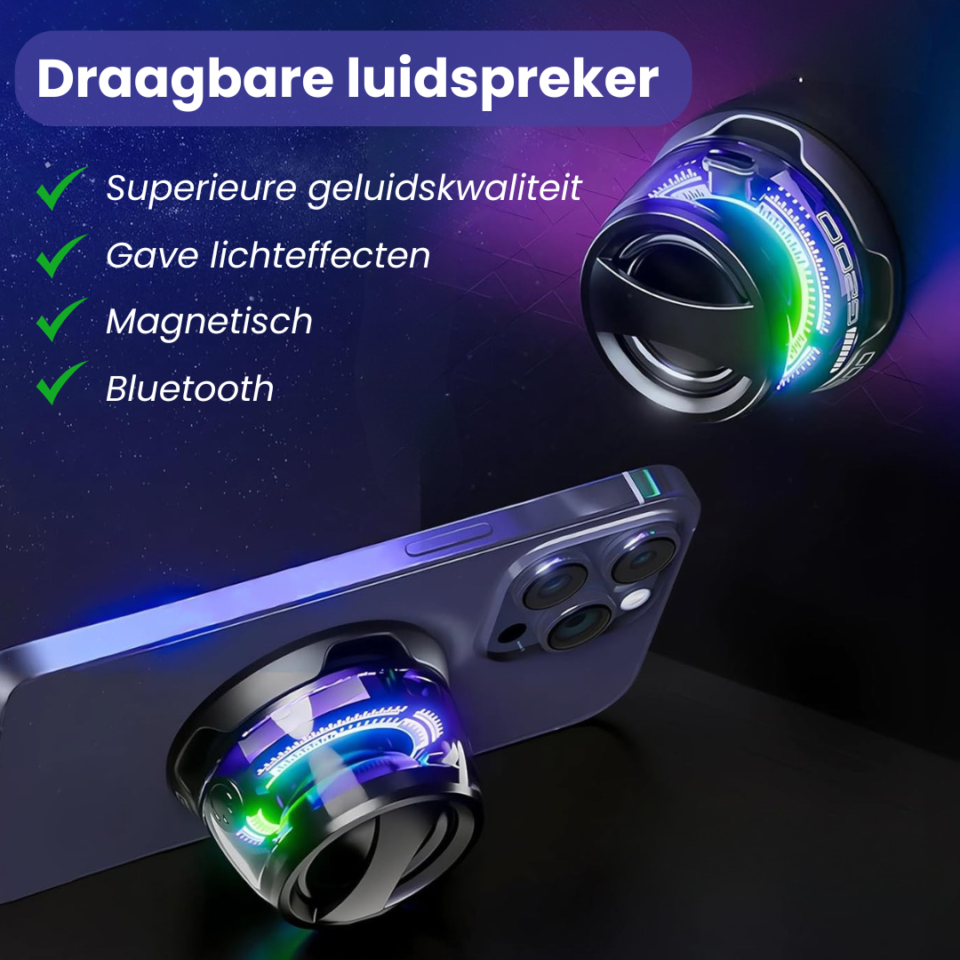 SoundMag Pro – Magnetischer Bluetooth-Lautsprecher mit Stil & Power