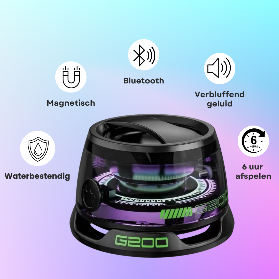 SoundMag Pro – Magnetischer Bluetooth-Lautsprecher mit Stil & Power