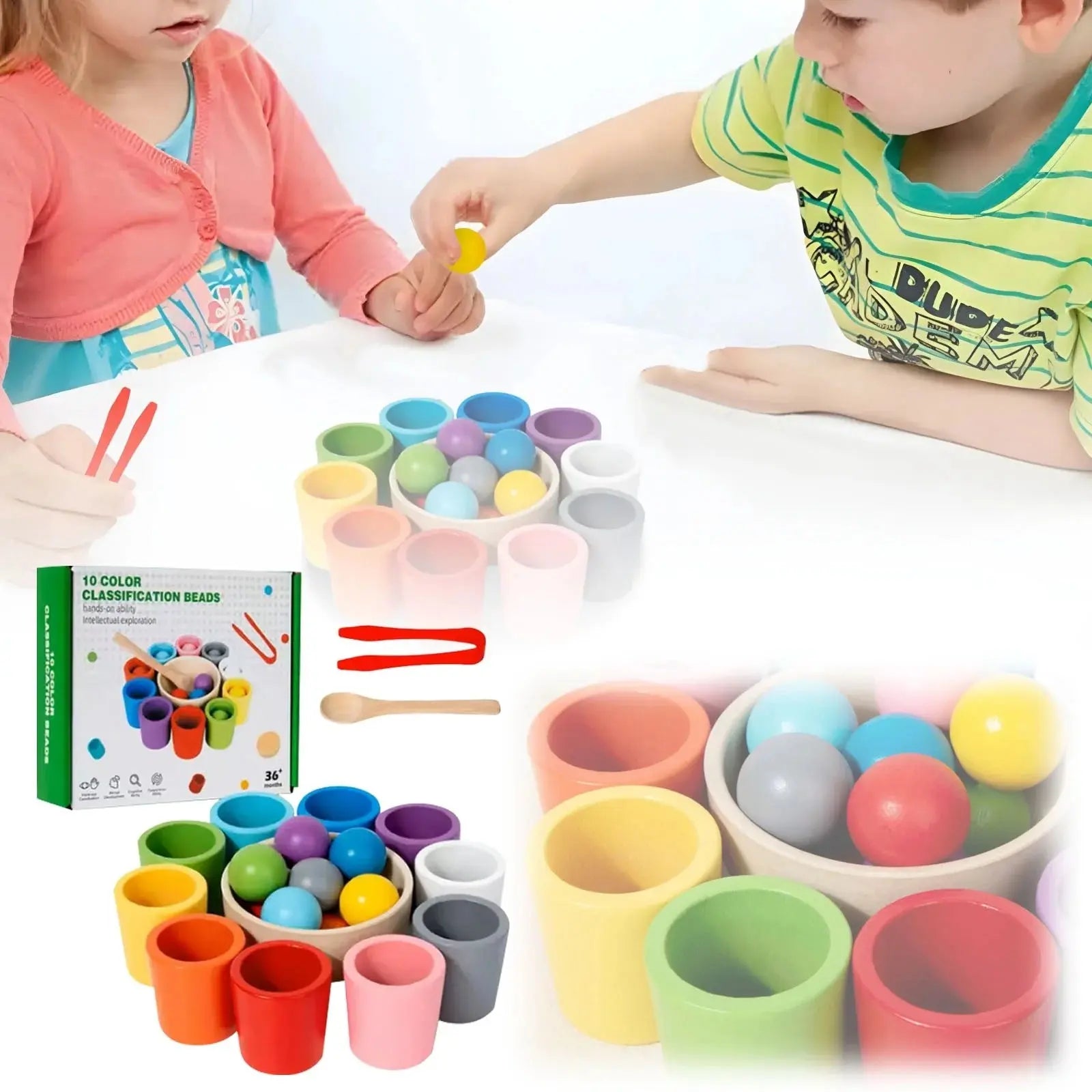 ColorMind – Montessori Farb- & Sortierspiel für Kinder