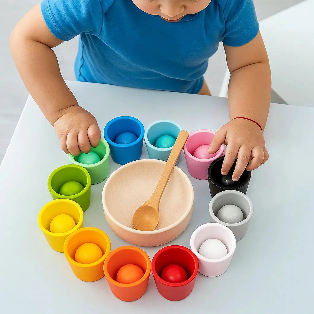 ColorMind – Montessori Farb- & Sortierspiel für Kinder