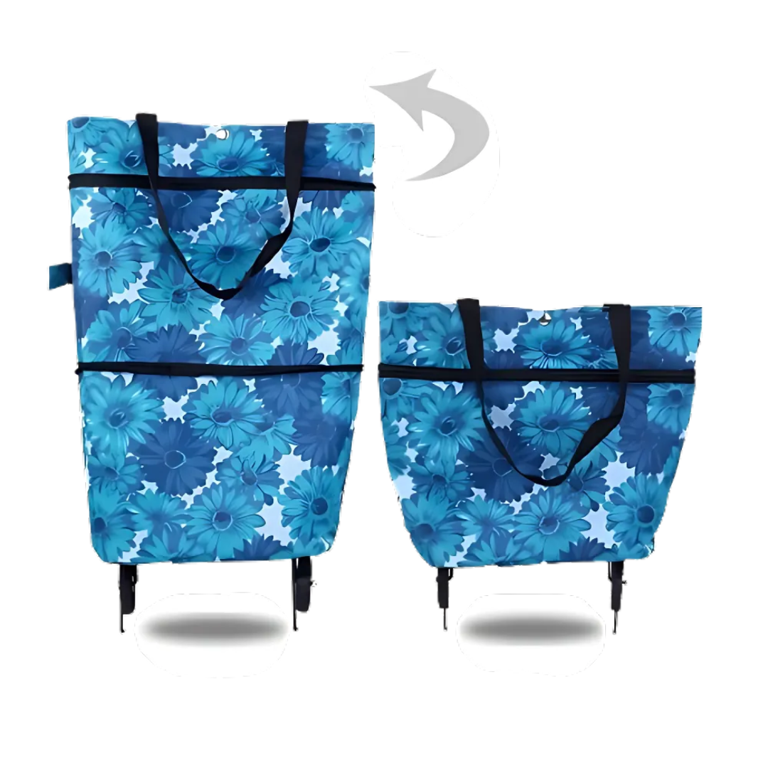 RollCarry™ Duo – Dein cleverer Einkaufshelfer mit Rollen