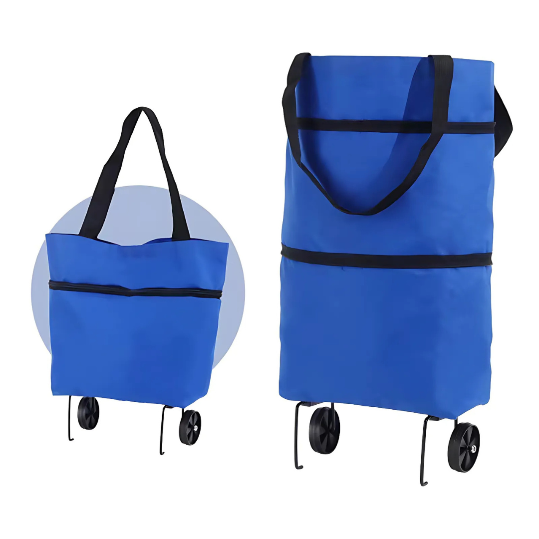 RollCarry™ Duo – Dein cleverer Einkaufshelfer mit Rollen