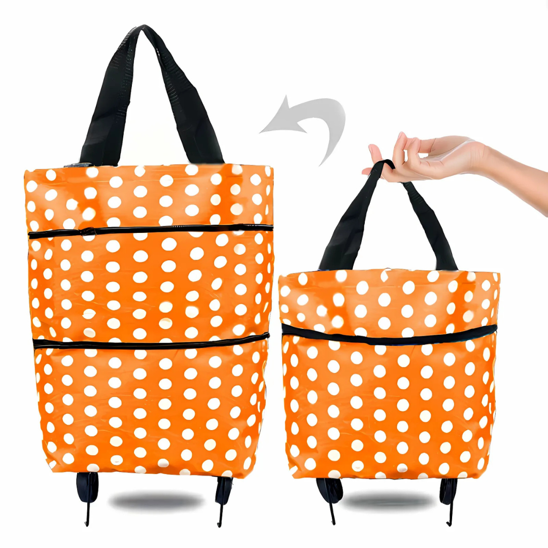 RollCarry™ Duo – Dein cleverer Einkaufshelfer mit Rollen