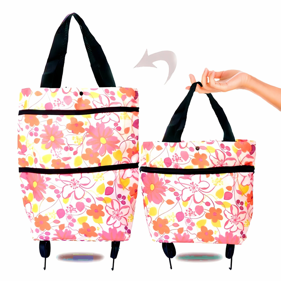 RollCarry™ Duo – Dein cleverer Einkaufshelfer mit Rollen