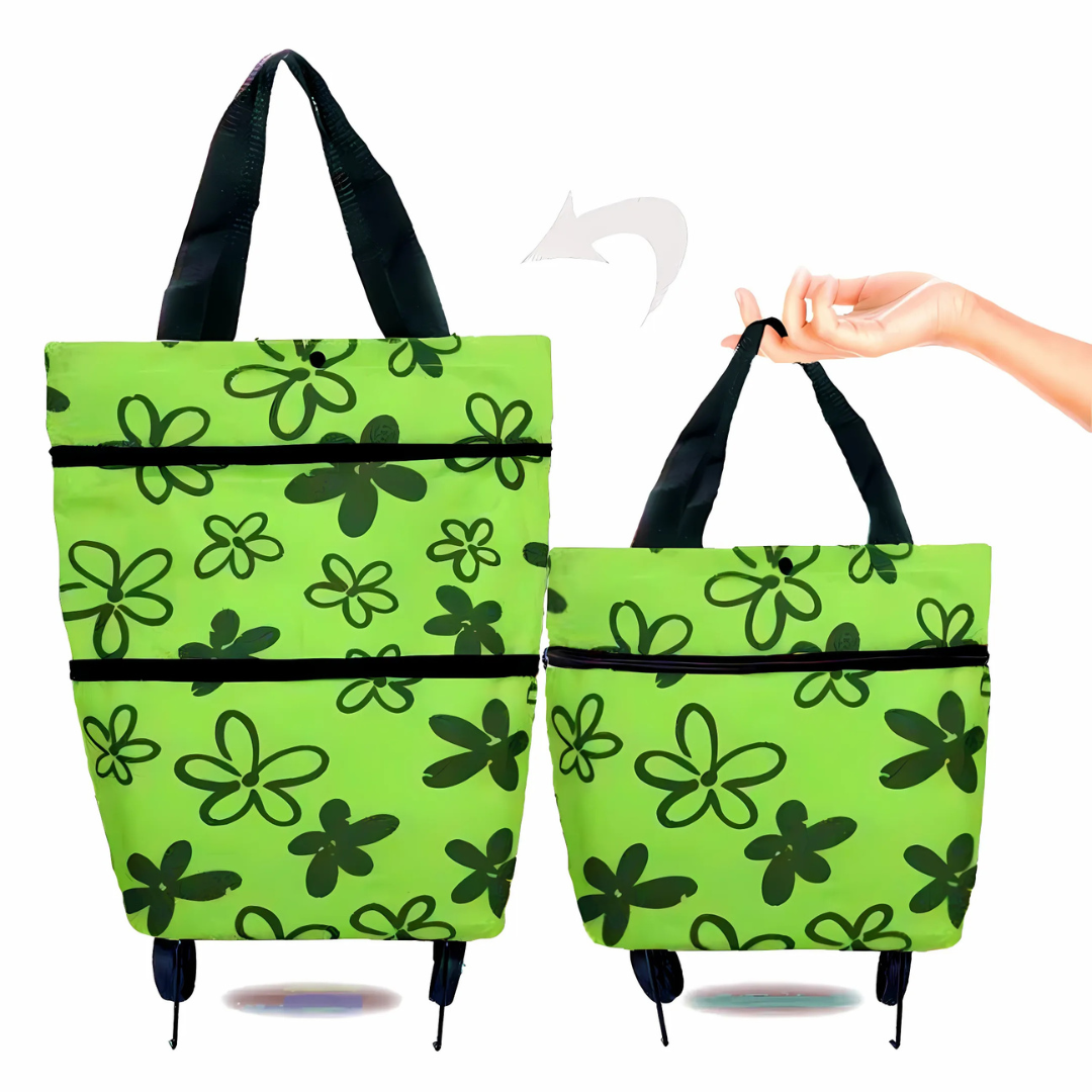 RollCarry™ Duo – Dein cleverer Einkaufshelfer mit Rollen