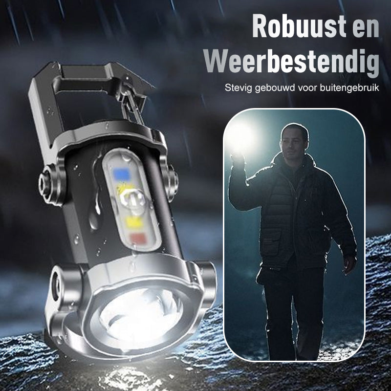 LightMate™ – Wiederaufladbare Mini-Taschenlampe mit 7 Lichtmodi