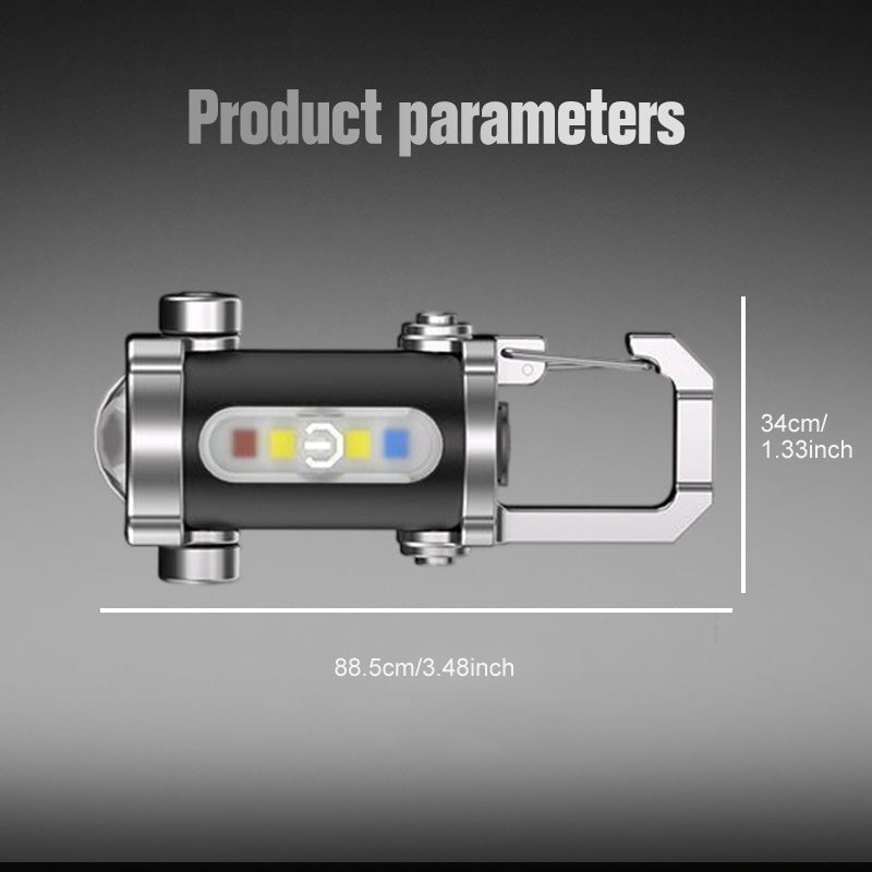 LightMate™ – Wiederaufladbare Mini-Taschenlampe mit 7 Lichtmodi